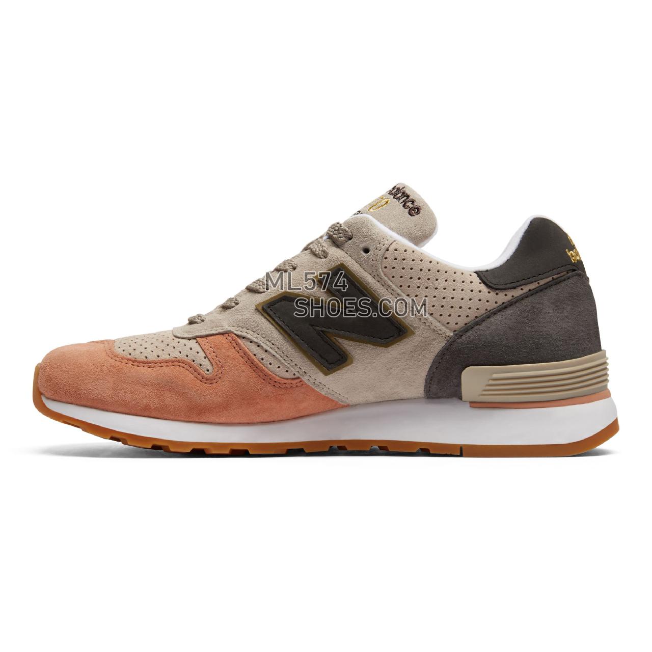 New Balance Made in UK 670 - Men's Made in USA And UK Sneakers - Nude with Pink and Grey - M670YOR
