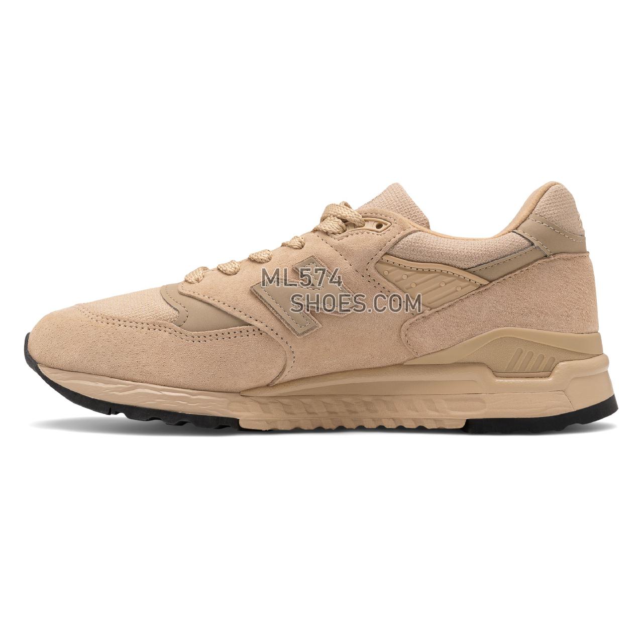New Balance Made in US 998 - Men's Made in USA And UK Sneakers - Tan with Brown - M998BLC