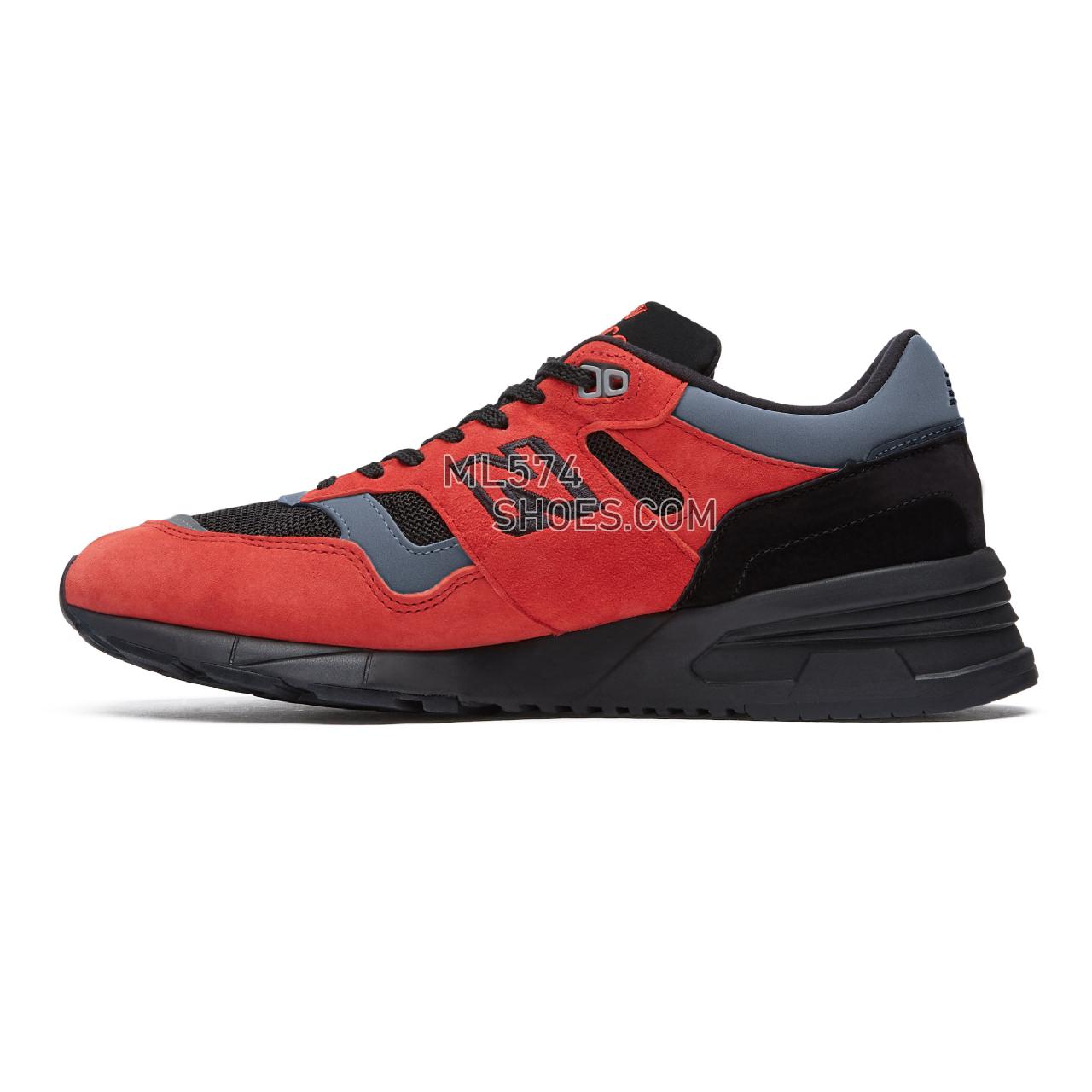 New Balance Made in UK 1530 - Men's Made in USA And UK Sneakers - Red with Black and Grey - M1530LA