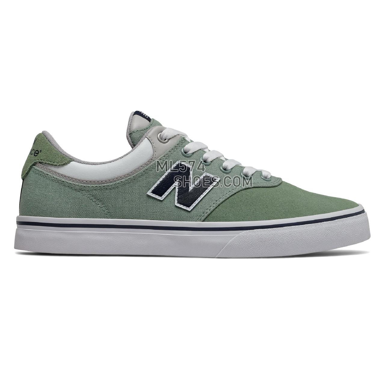 New Balance Numeric 255 - Men's NB Numeric Skate - Sage with Navy - NM255SGE