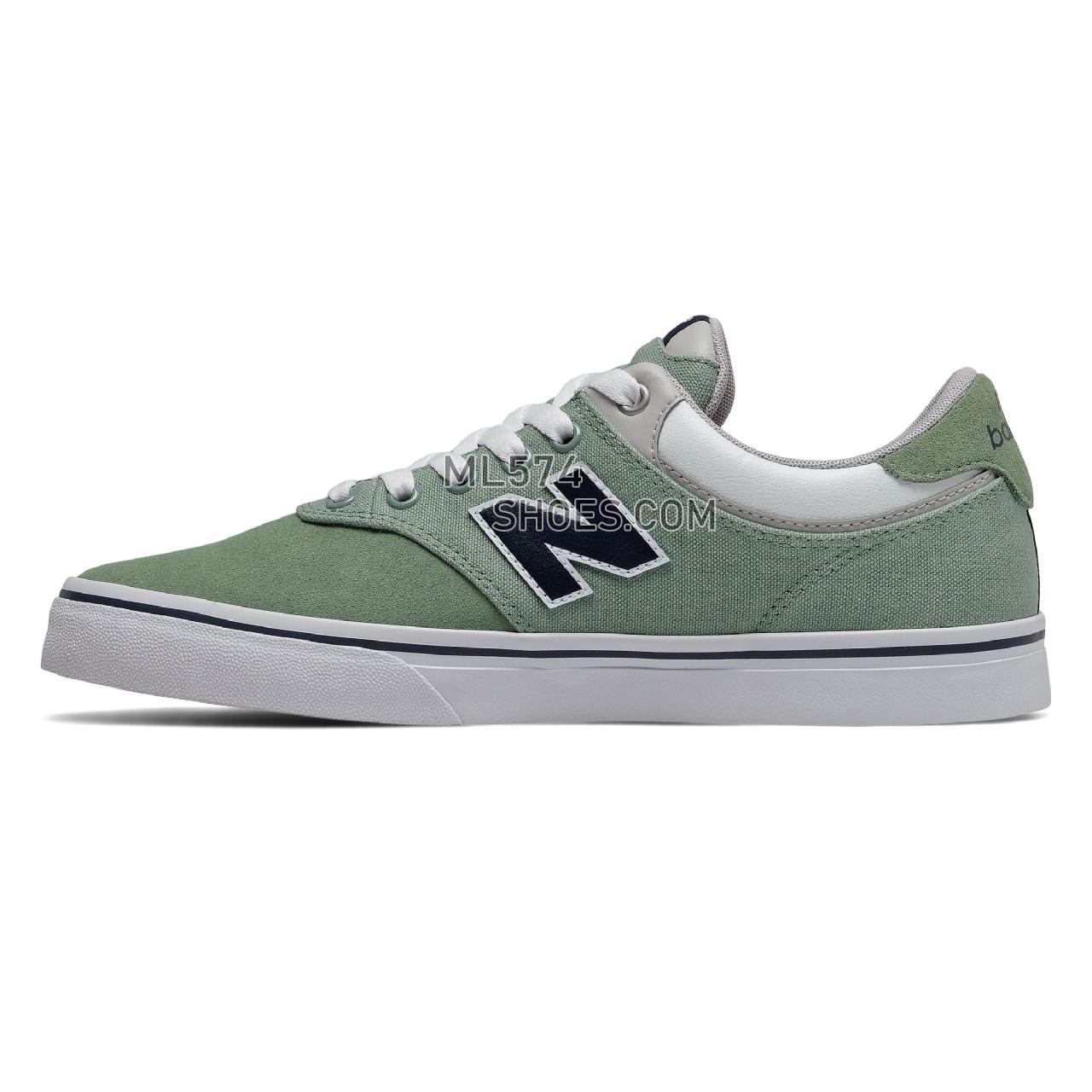 New Balance Numeric 255 - Men's NB Numeric Skate - Sage with Navy - NM255SGE