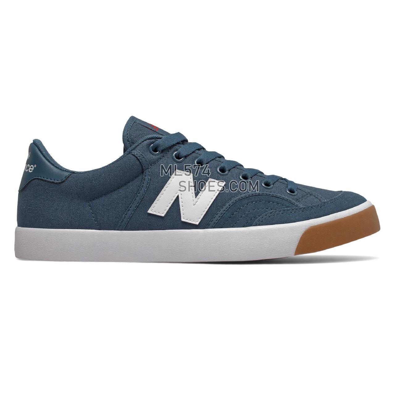 New Balance Numeric 212 - Men's NB Numeric Skate - Blue with White - NM212BWR