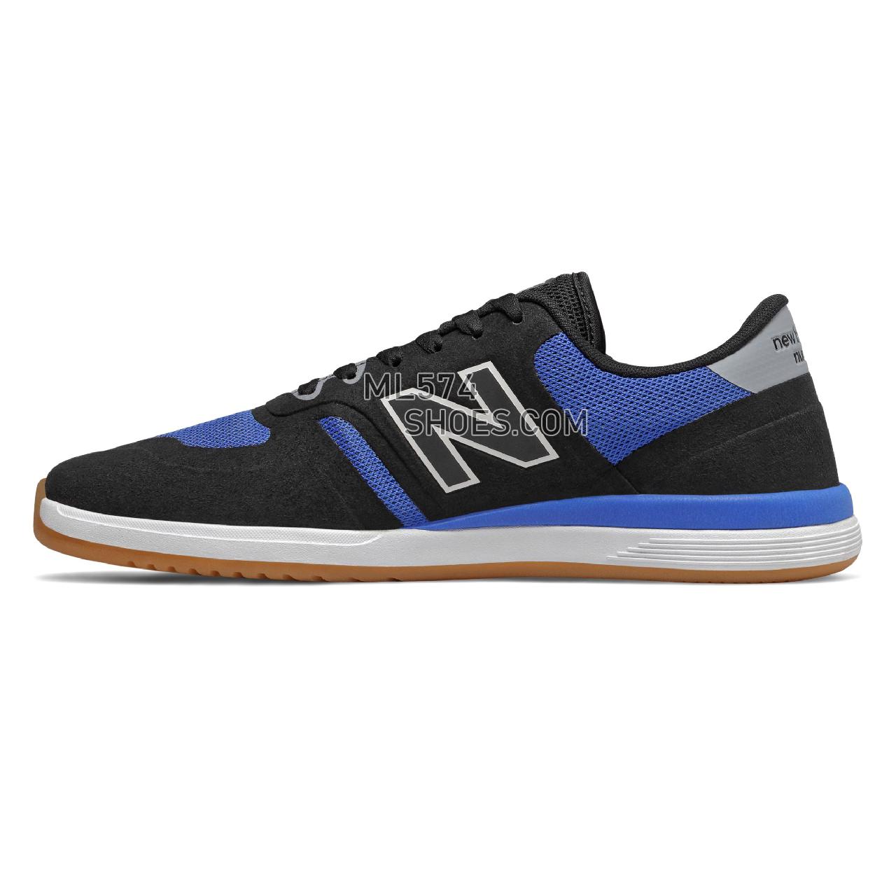 New Balance Numeric 420 - Men's NB Numeric Skate - Black with Blue - NM420NVR