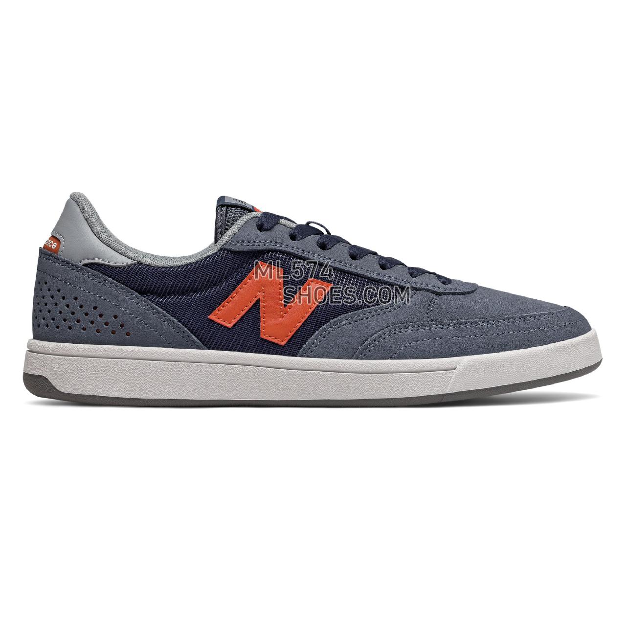 New Balance Numeric 440 - Men's NB Numeric Skate - Navy with Grey and Orange - NM440NYG