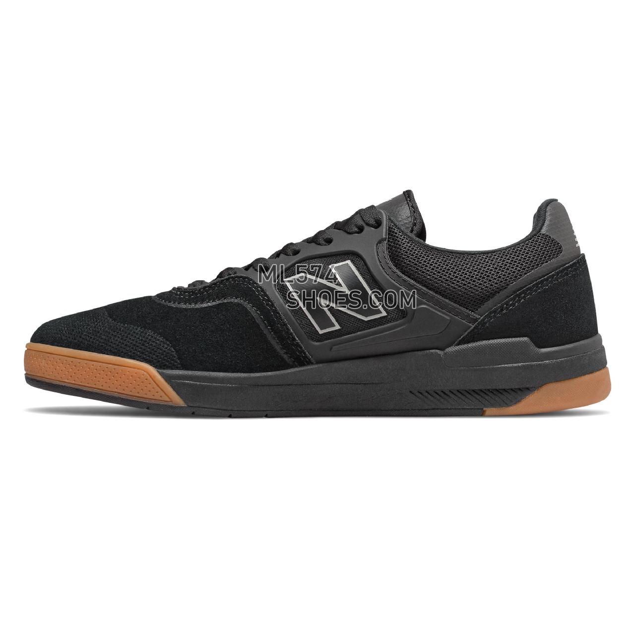 New Balance Numeric 913 - Men's NB Numeric Skate - Black with Gum - NM913BSG