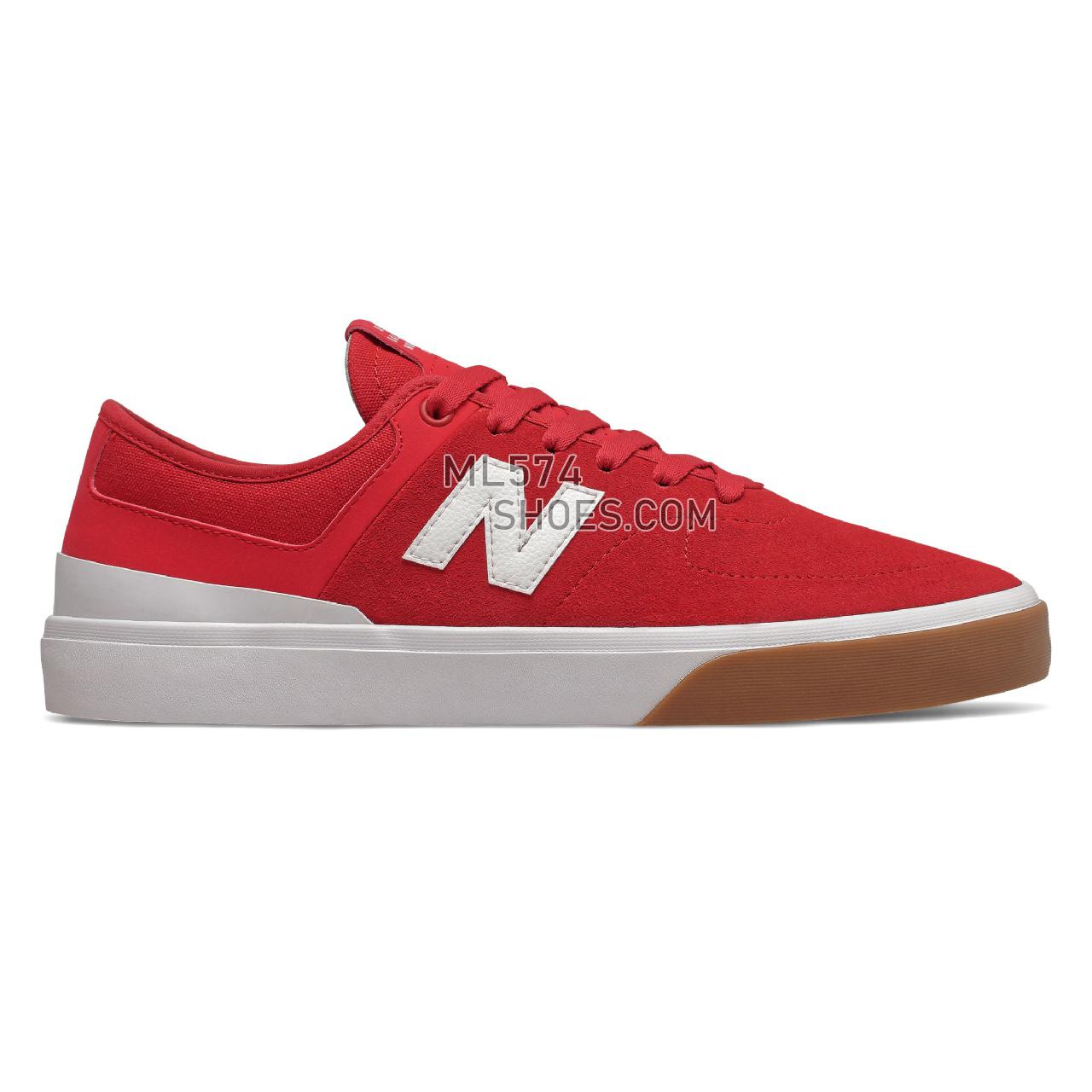 New Balance Numeric 379 - Men's NB Numeric Skate - Red with White - NM379LST