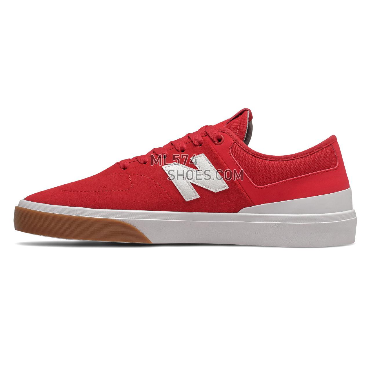 New Balance Numeric 379 - Men's NB Numeric Skate - Red with White - NM379LST