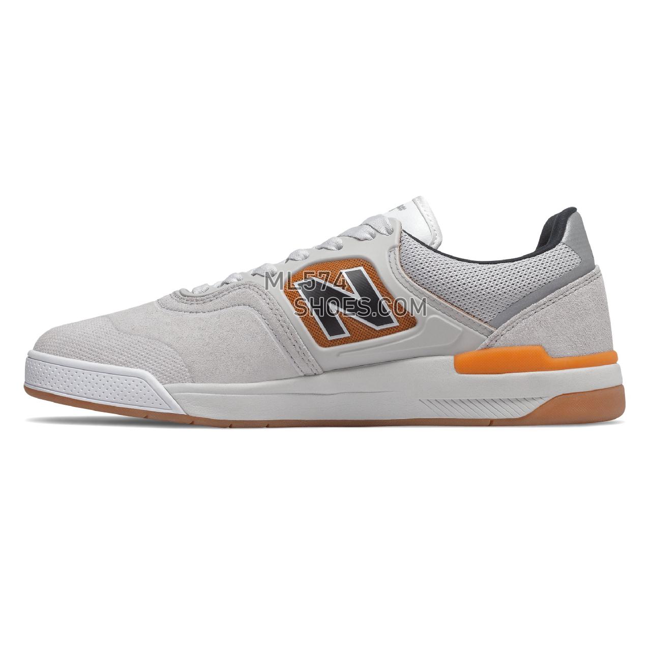 New Balance Numeric 913 - Men's NB Numeric Skate - Light Grey with Dark Grey - NM913GGB