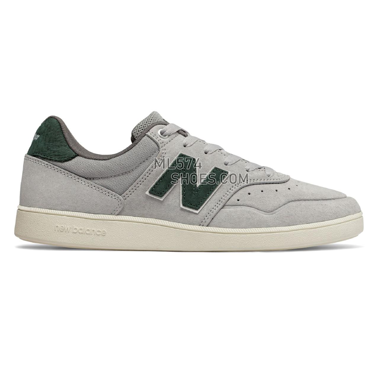 New Balance Numeric 288 - Men's NB Numeric Skate - Grey with Forest Green - NM288TRI