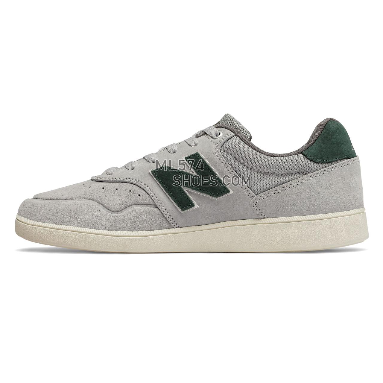 New Balance Numeric 288 - Men's NB Numeric Skate - Grey with Forest Green - NM288TRI