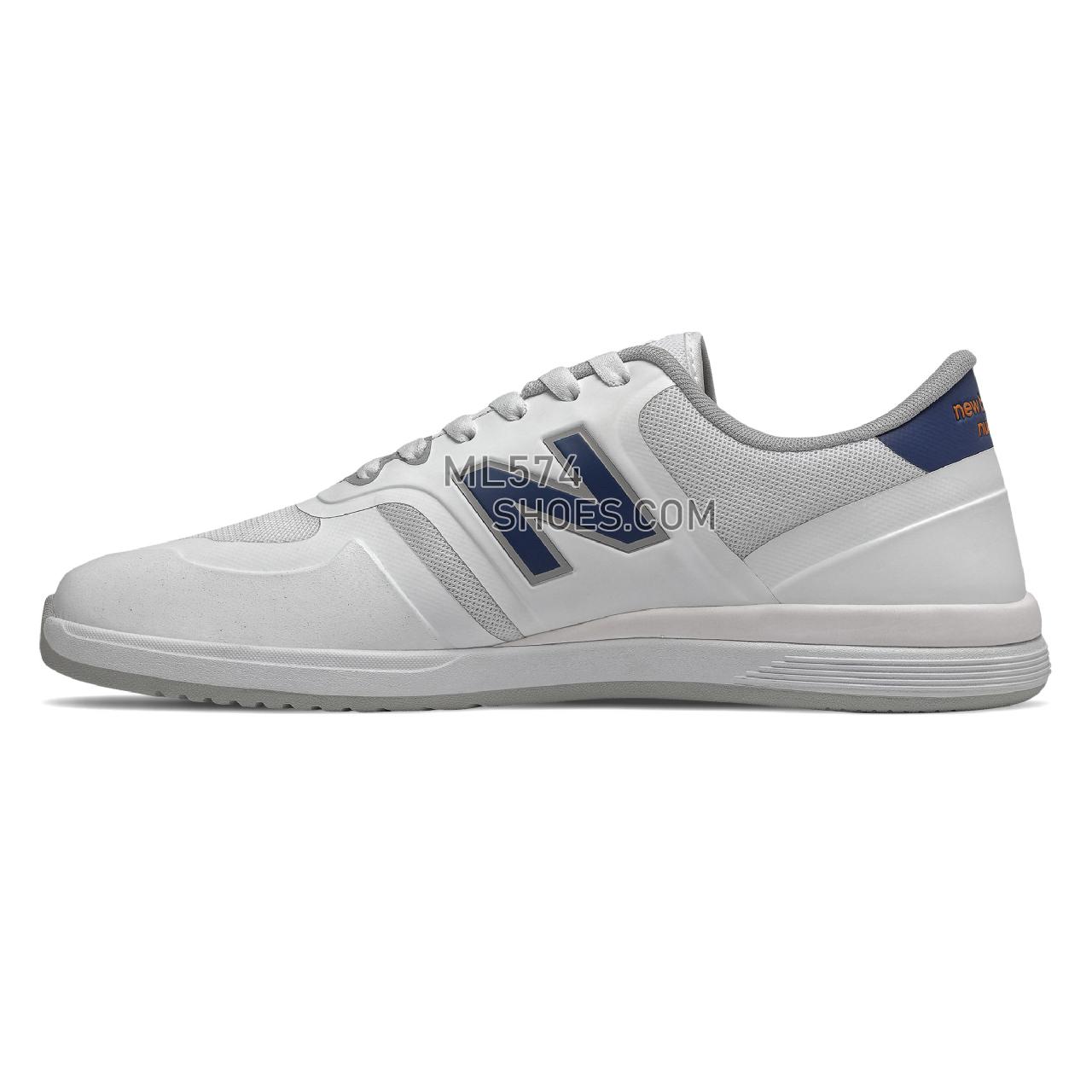 New Balance Numeric 420 - Men's NB Numeric Skate - White with Blue - NM420BWO