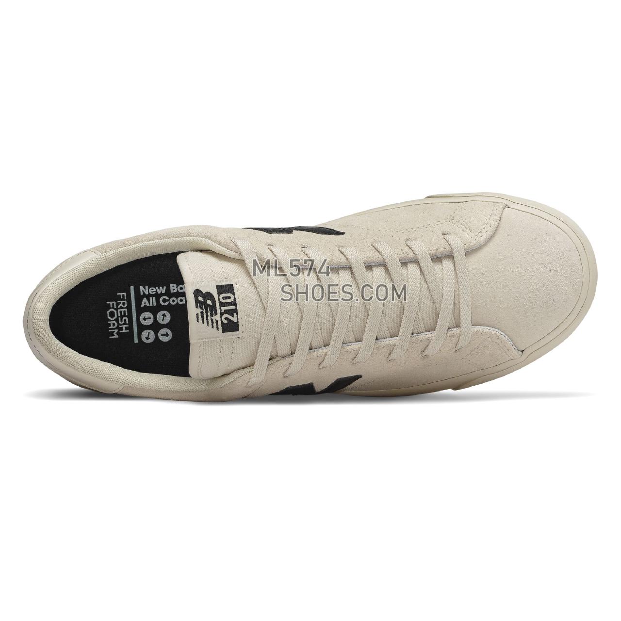 New Balance All Coasts AM210 - Men's Court Classics - White with Black - AM210PCB