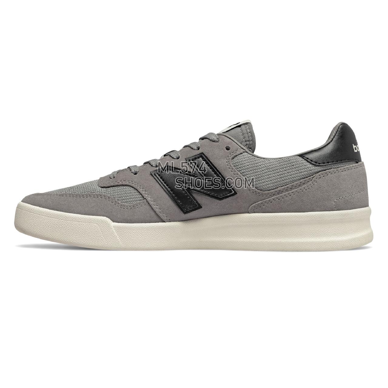 New Balance 300 - Men's Court Classics - Grey with Black - CRT300YB