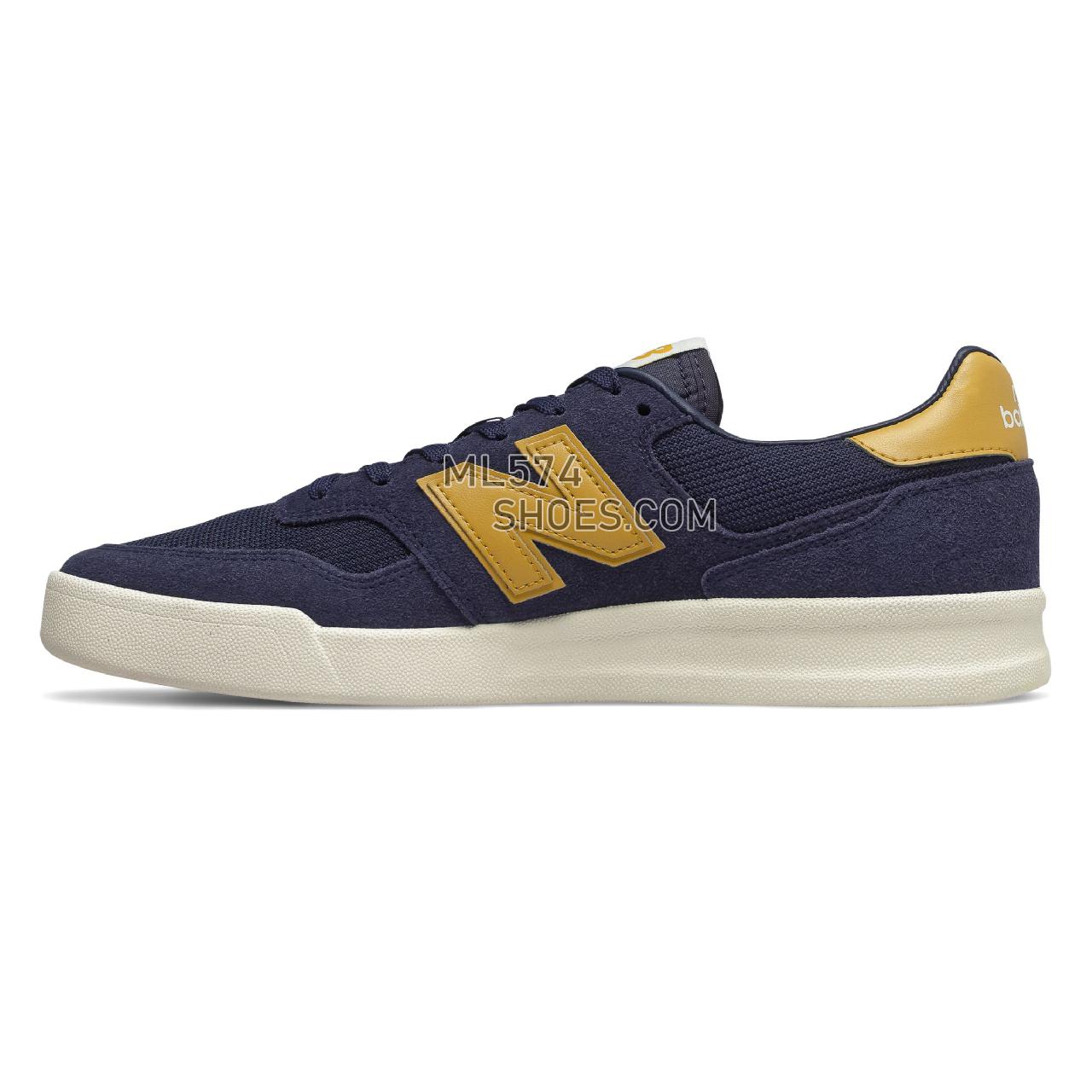 New Balance 300 - Men's Court Classics - Pigment with Varsity Gold - CRT300YV