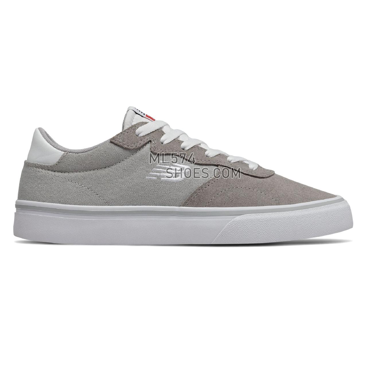 New Balance All Coasts 232 - Men's Court Classics - Grey with White - AM232GYW
