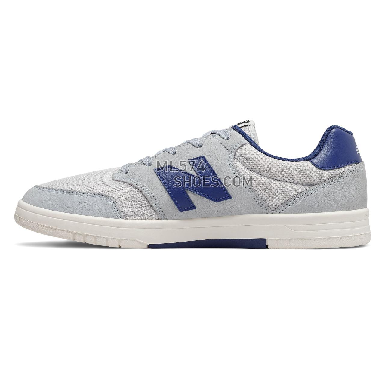 New Balance All Coasts 425 - Men's Court Classics - Grey with Navy - AM425GEV