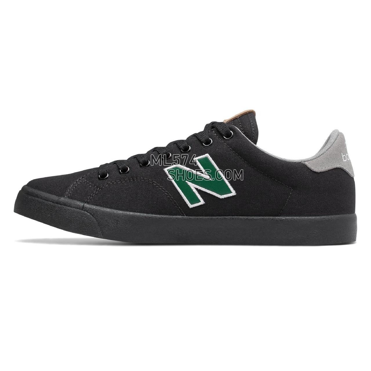 New Balance All Coasts 210 - Men's Court Classics - Black with Green - AM210BBO