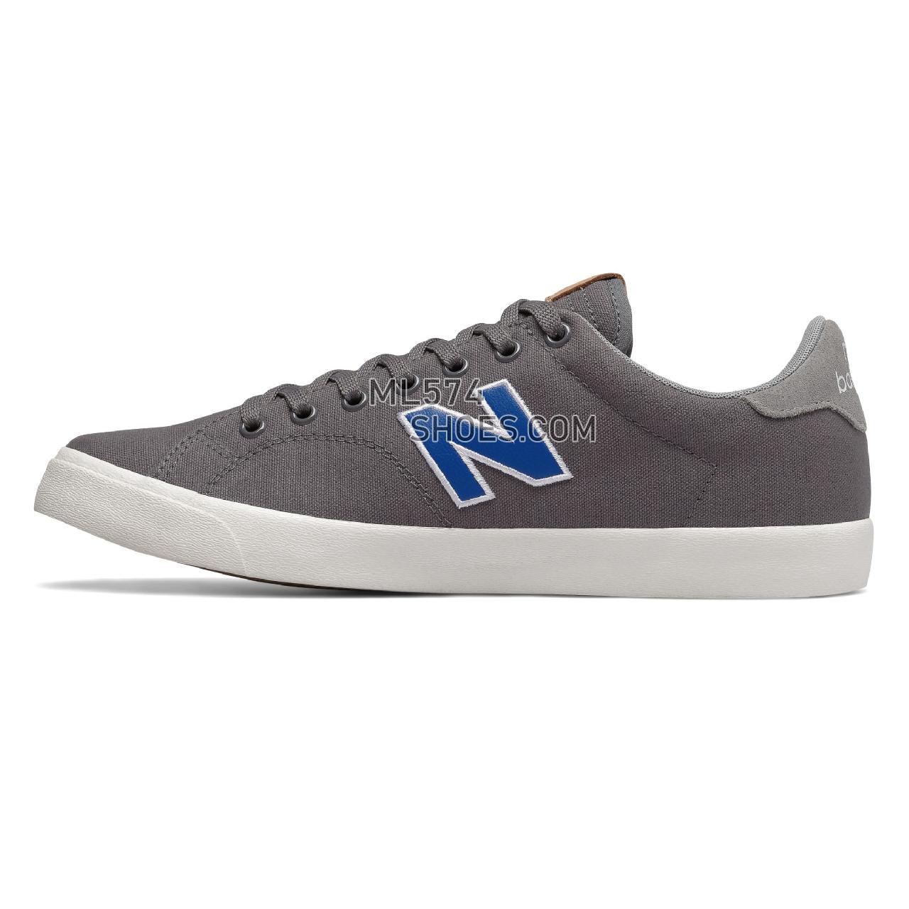 New Balance All Coasts 210 - Men's Court Classics - Grey with Blue - AM210BGR