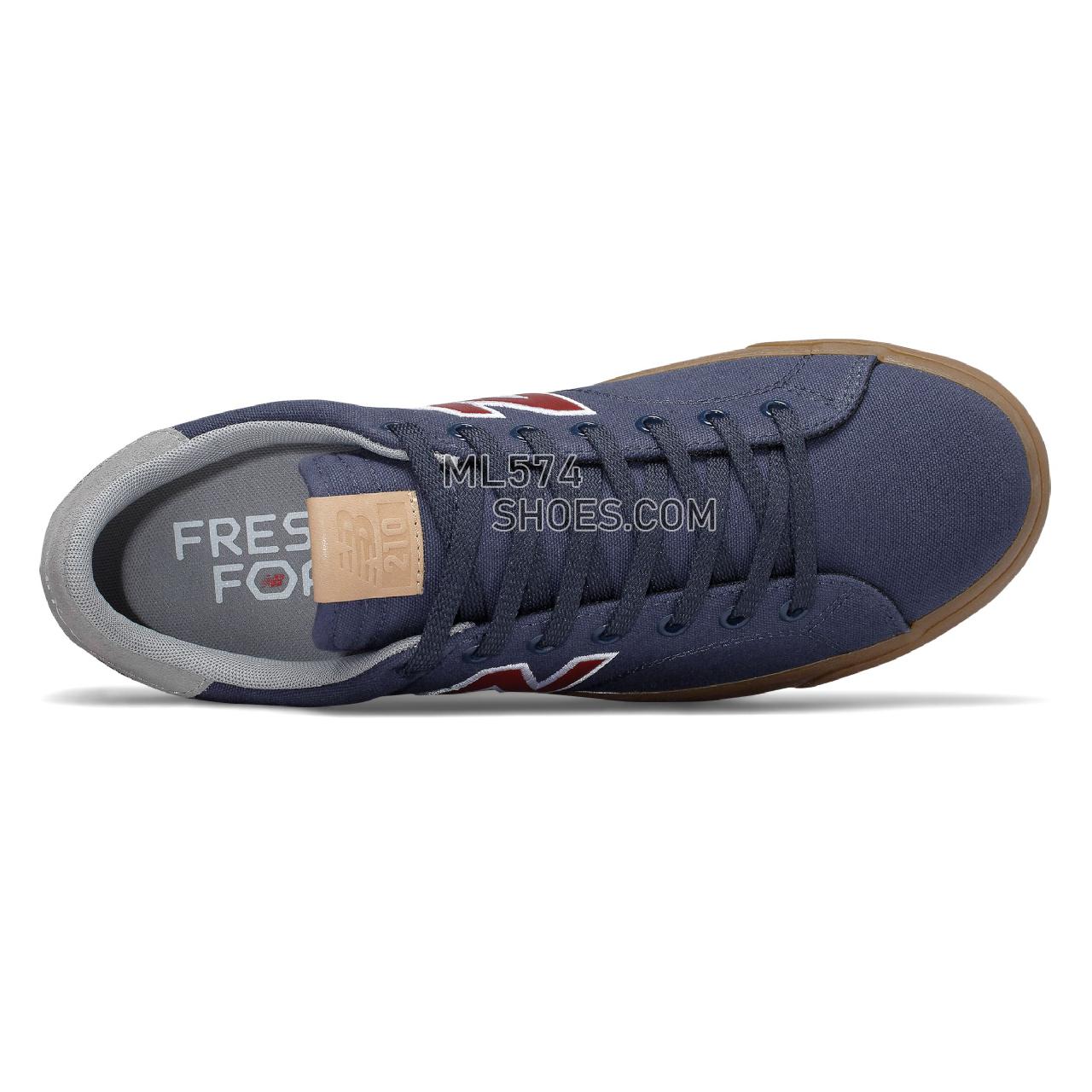 New Balance All Coasts 210 - Men's Court Classics - Navy with Red - AM210BNG