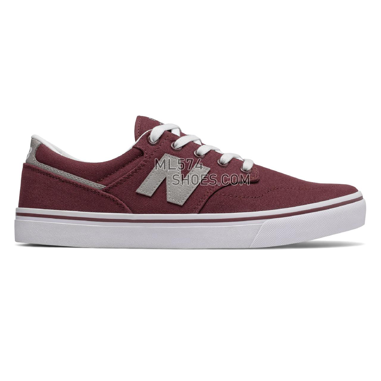 New Balance All Coasts 331 - Men's Court Classics - Burgundy with Grey - AM331BER