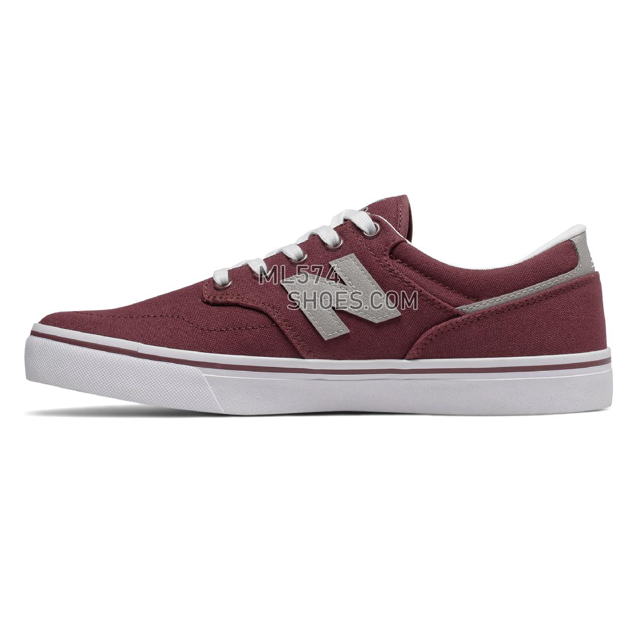 New Balance All Coasts 331 - Men's Court Classics - Burgundy with Grey - AM331BER