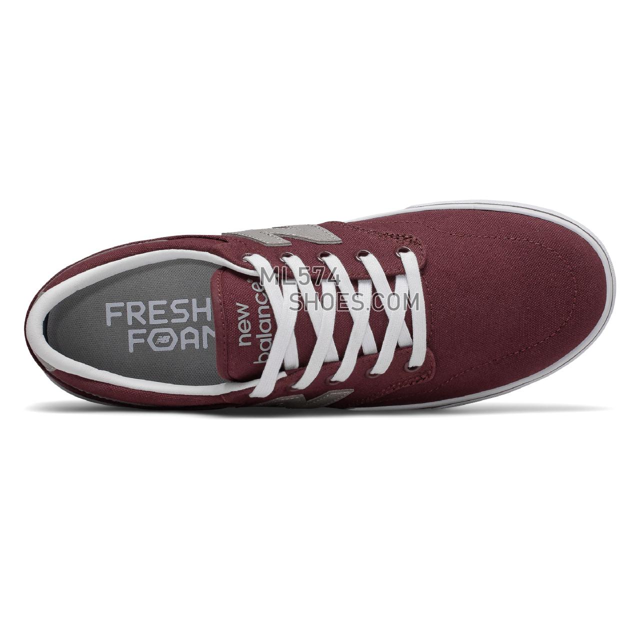 New Balance All Coasts 331 - Men's Court Classics - Burgundy with Grey - AM331BER