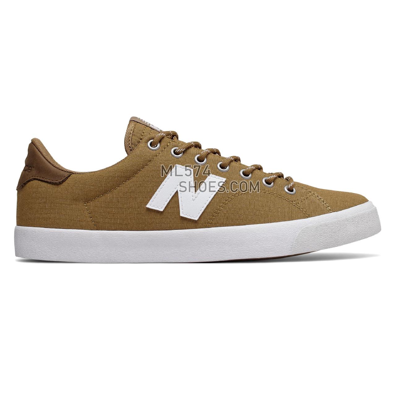 New Balance All Coasts 210 - Men's Court Classics - Brown with White - AM210BRP