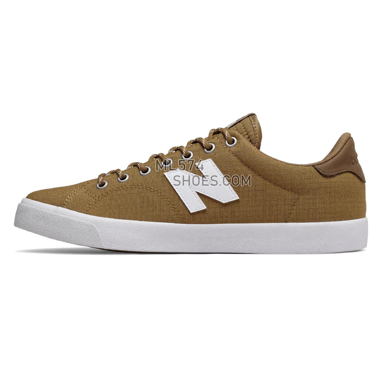 New Balance All Coasts 210 - Men's Court Classics - Brown with White - AM210BRP
