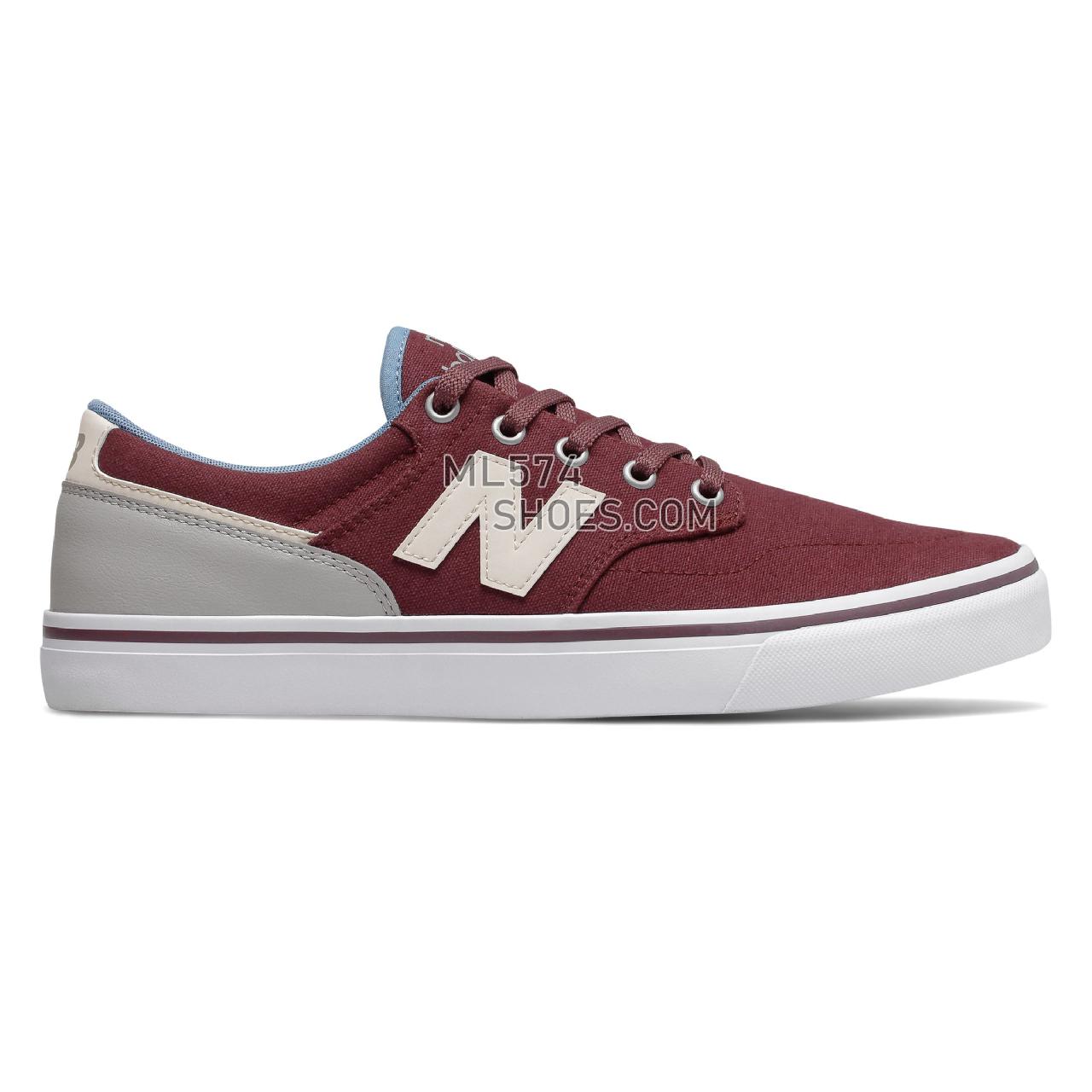 New Balance All Coasts 331 - Men's Court Classics - Burgundy with Light Grey and White - AM331BTG