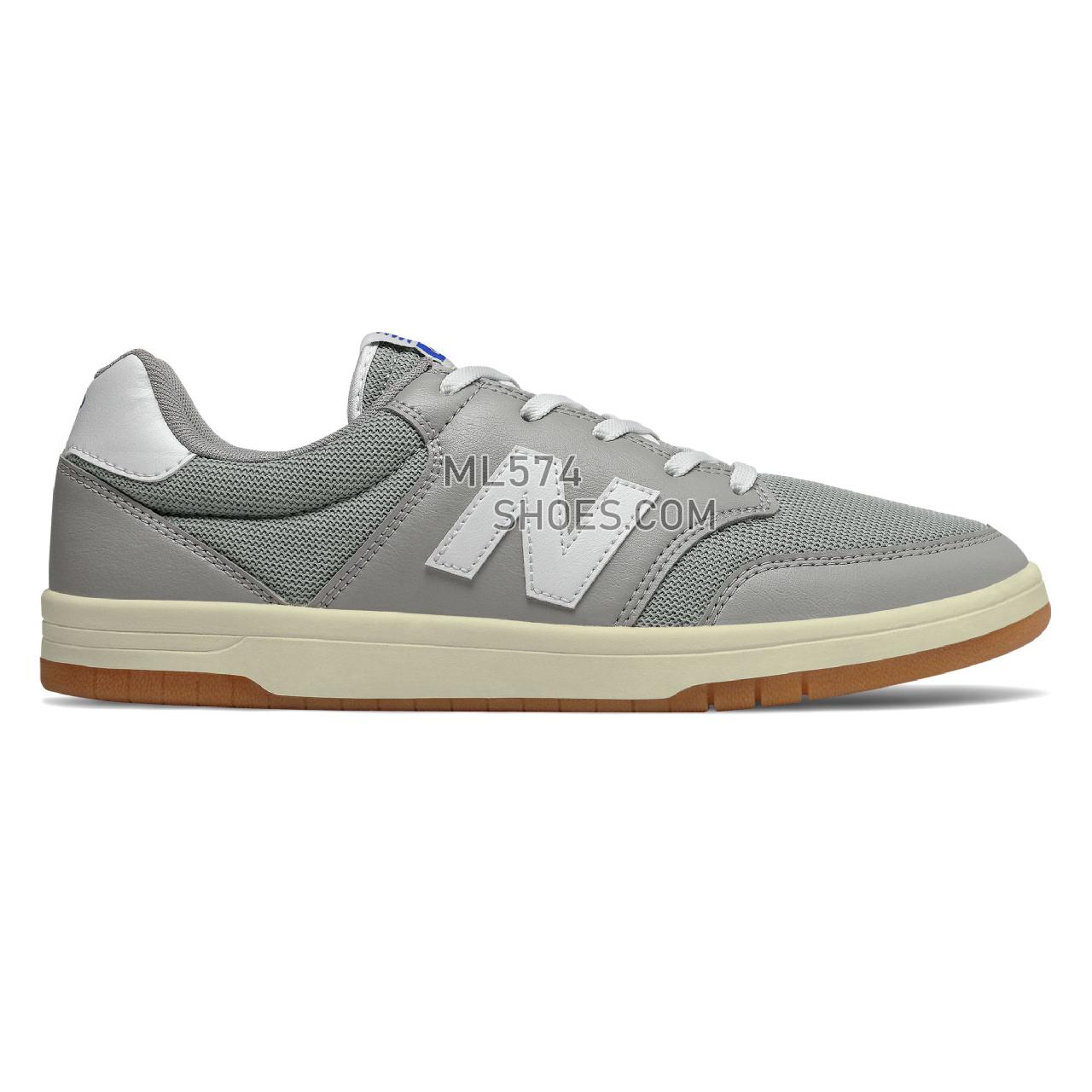 New Balance All Coasts 425 - Men's Court Classics - Grey with White - AM425LGY