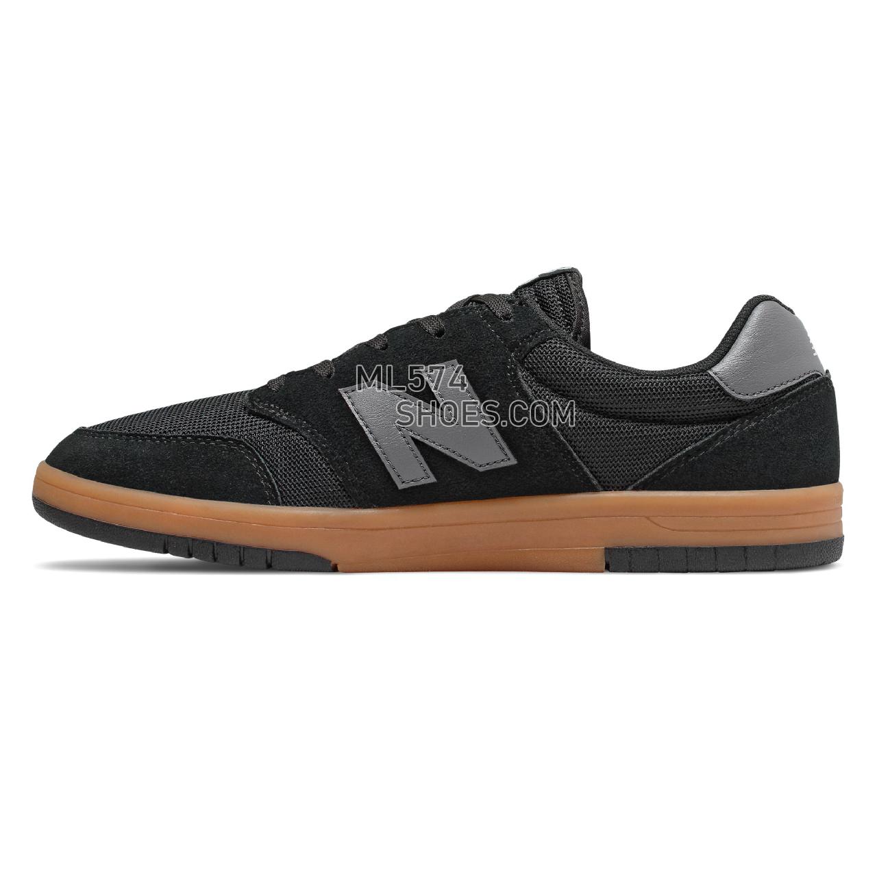 New Balance All Coasts 425 - Men's Court Classics - Black with Gum - AM425BBG