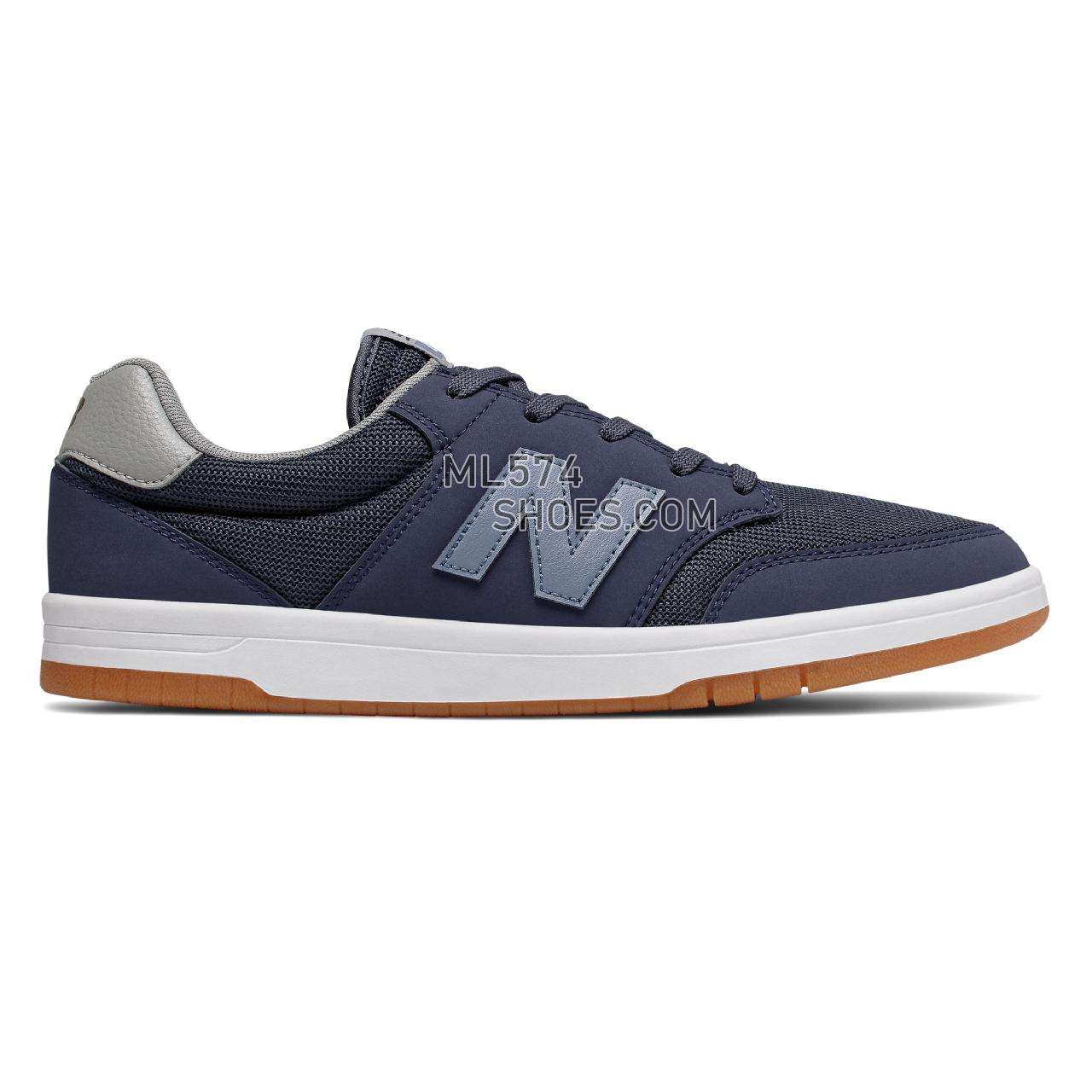 New Balance All Coasts 425 - Men's Court Classics - Navy with Grey - AM425OBS