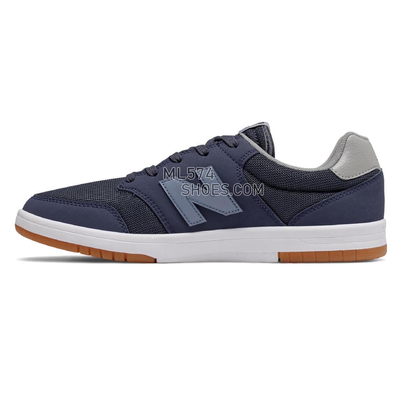 New Balance All Coasts 425 - Men's Court Classics - Navy with Grey - AM425OBS