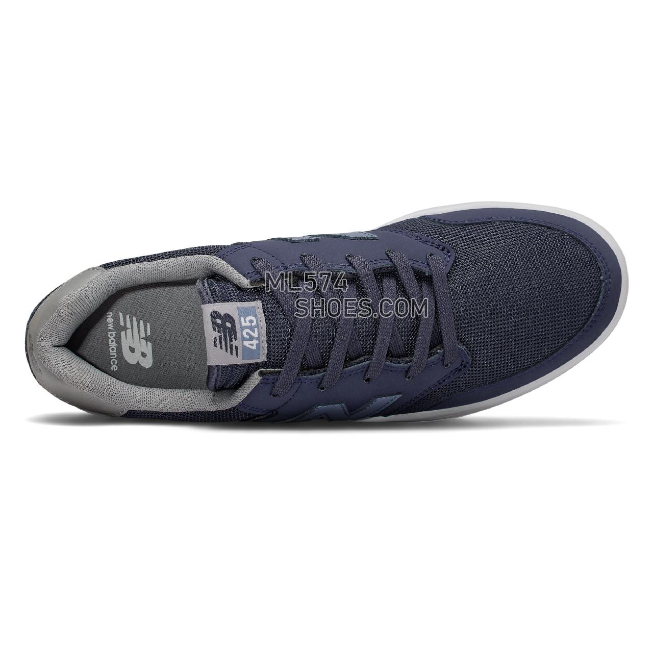 New Balance All Coasts 425 - Men's Court Classics - Navy with Grey - AM425OBS