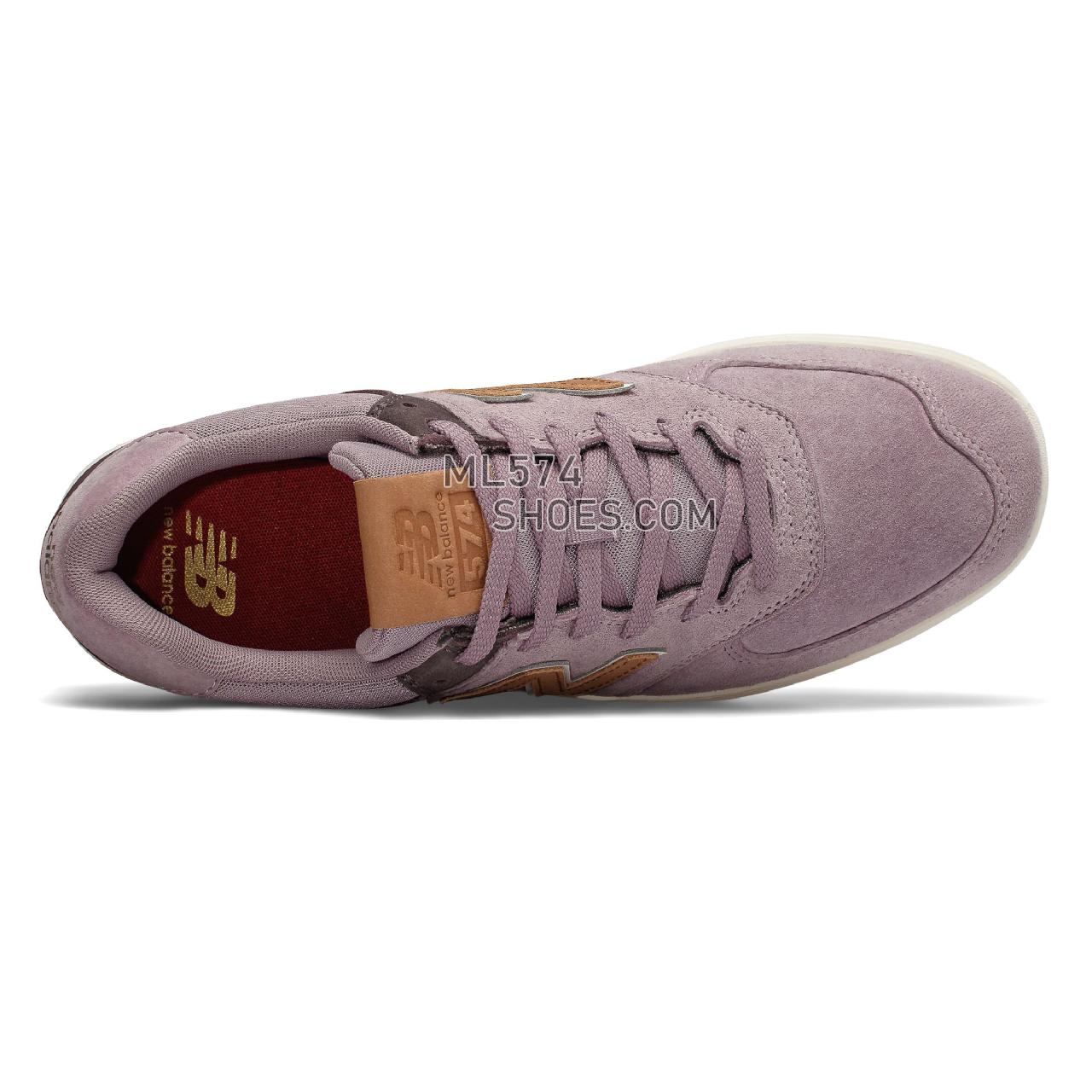 New Balance AM574 - Men's Court Classics - Rose with Tan - AM574CPR
