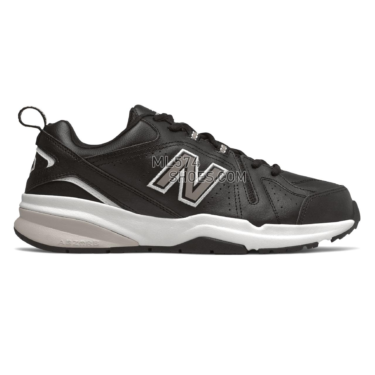 New Balance 608v5 - Men's Everyday Trainers - Black with White - MX608RB5