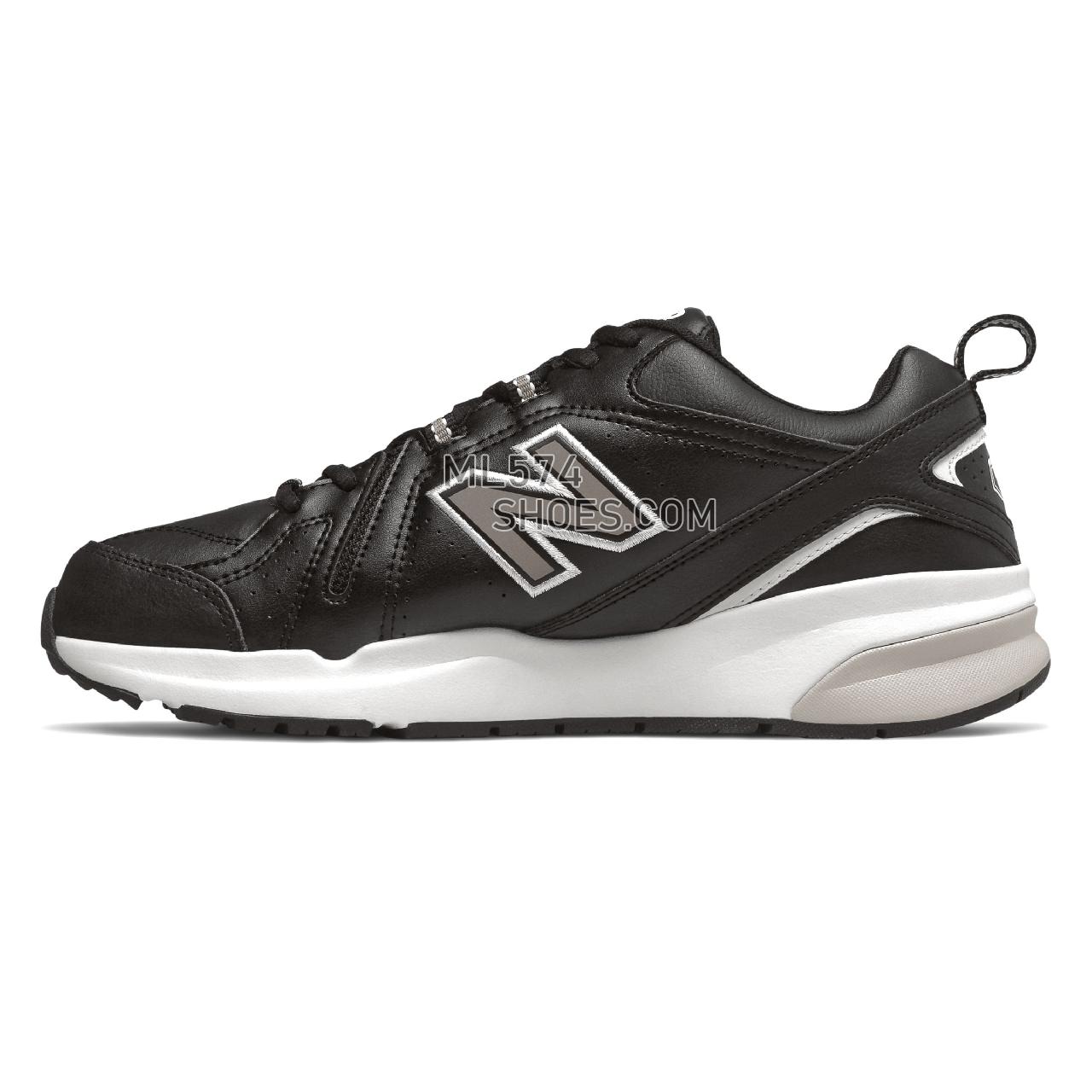 New Balance 608v5 - Men's Everyday Trainers - Black with White - MX608RB5