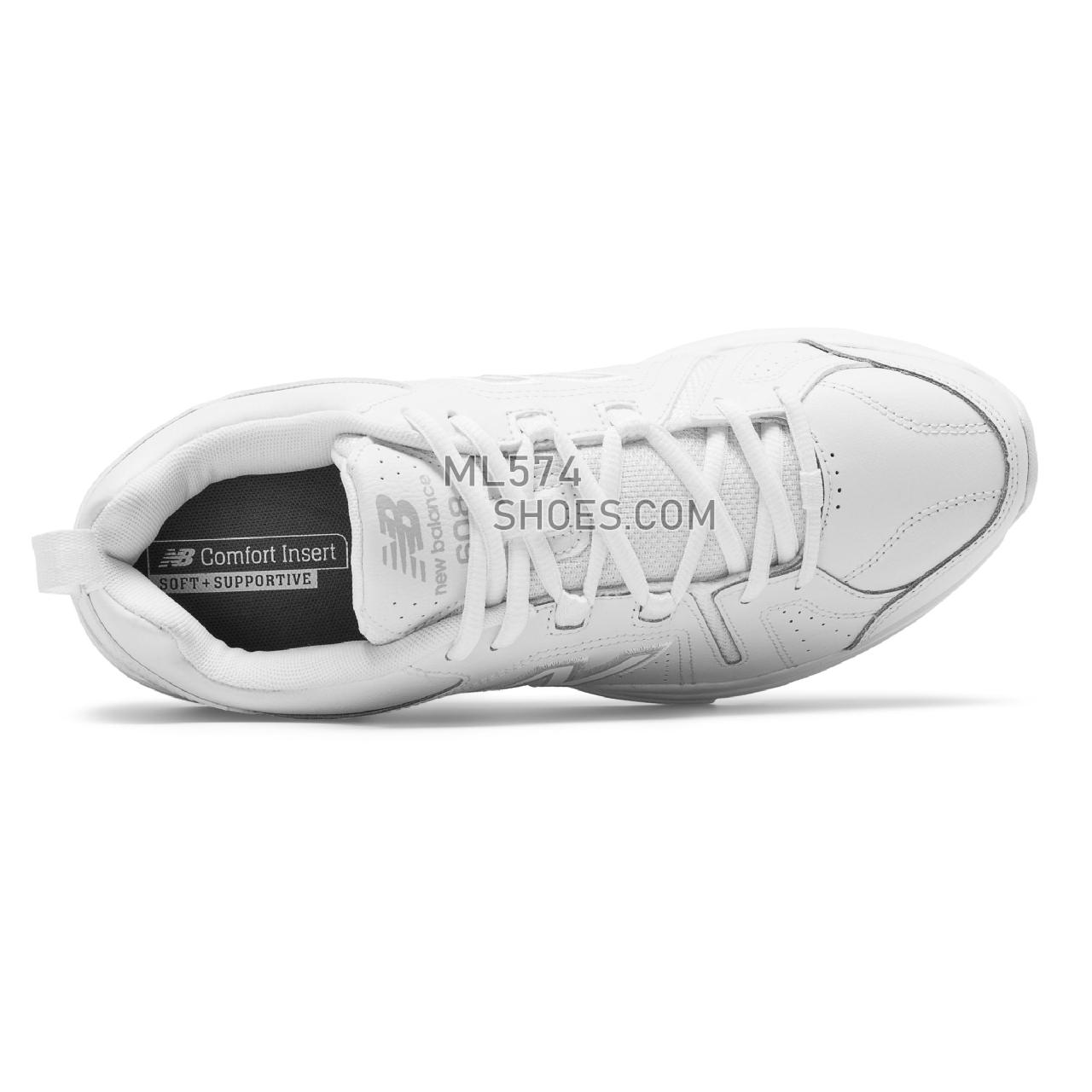 New Balance 608v5 - Men's Everyday Trainers - White - MX608AW5