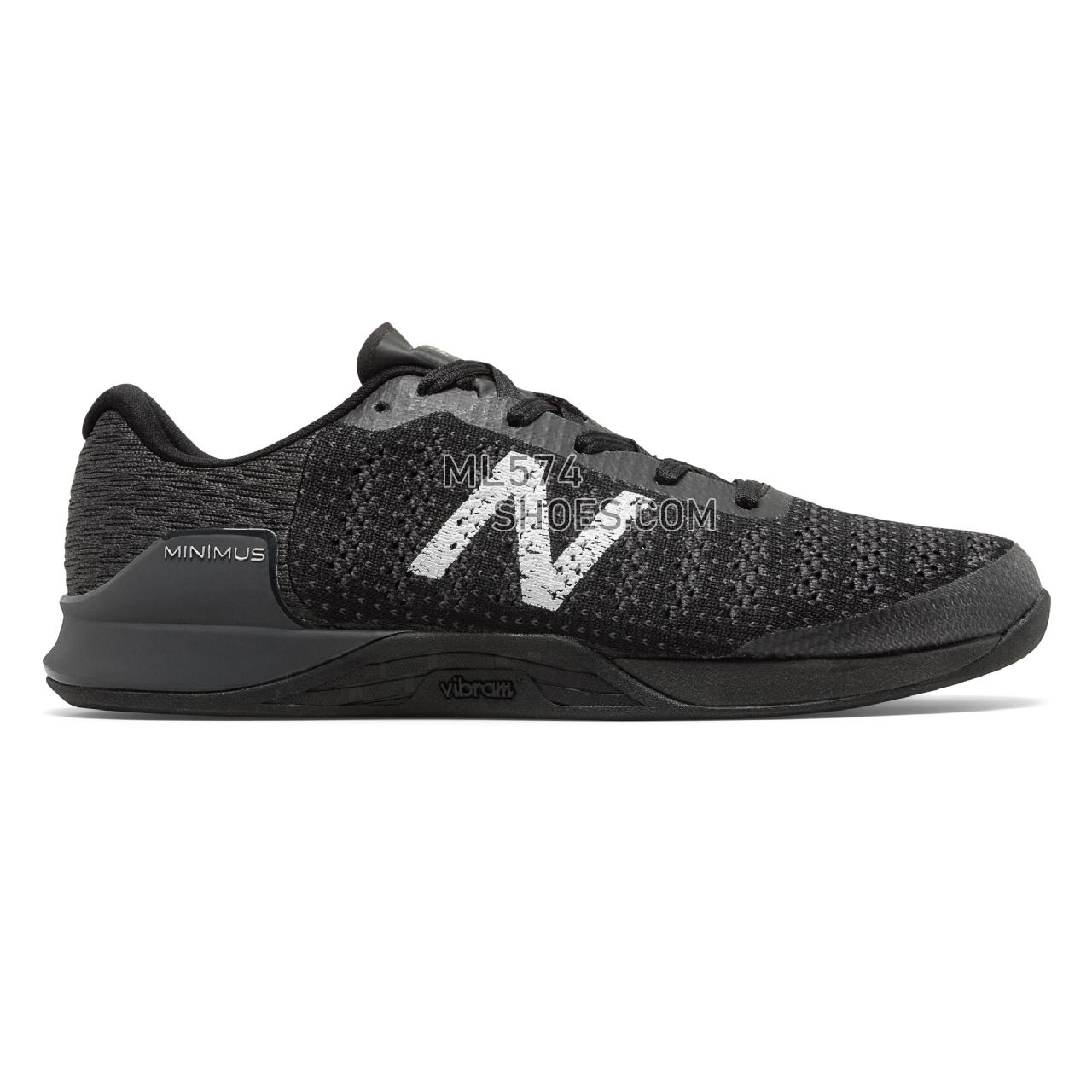 New Balance Minimus Prevail - Men's Cross-Training - Black with Magnet and Metallic Silver - MXMPLB1