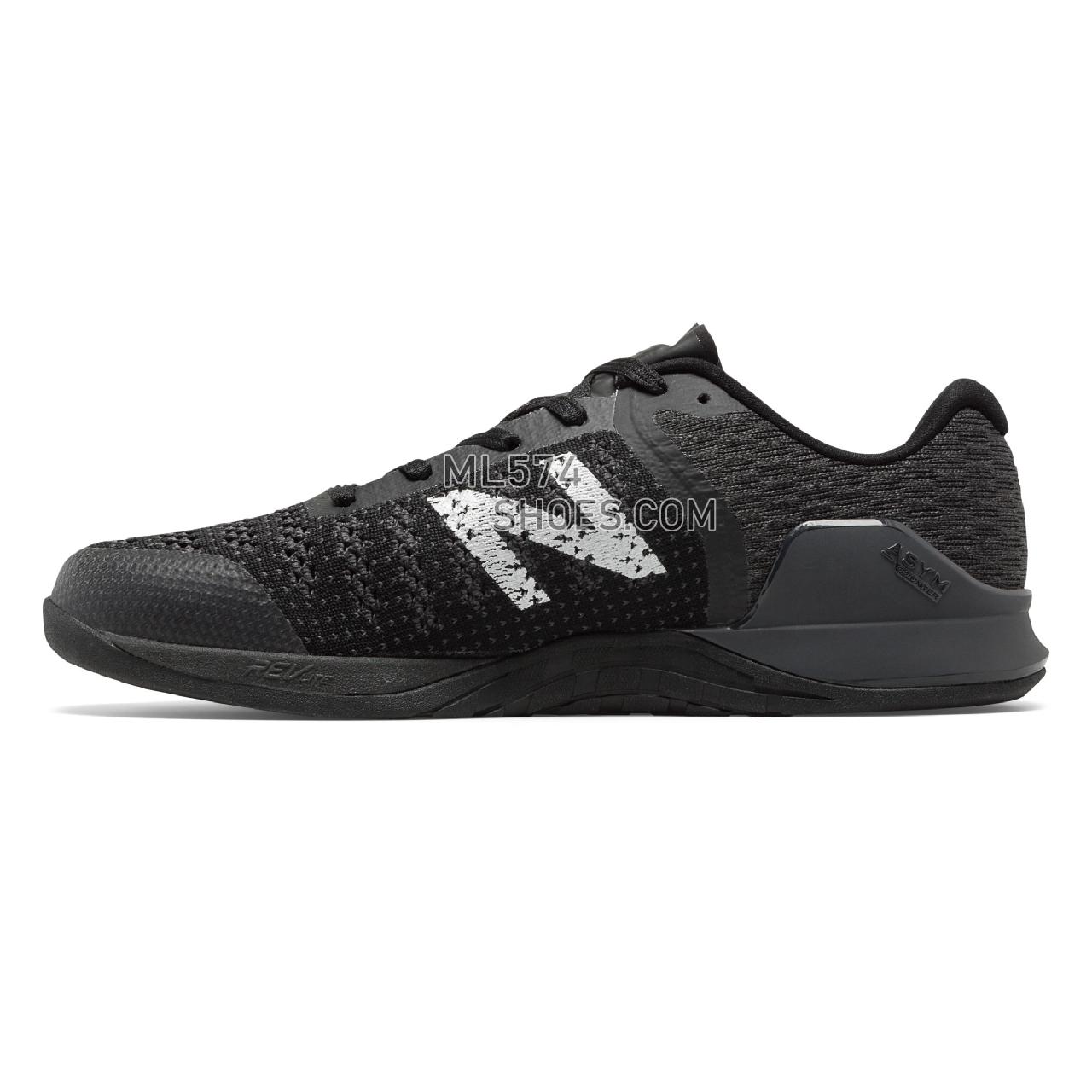 New Balance Minimus Prevail - Men's Cross-Training - Black with Magnet and Metallic Silver - MXMPLB1