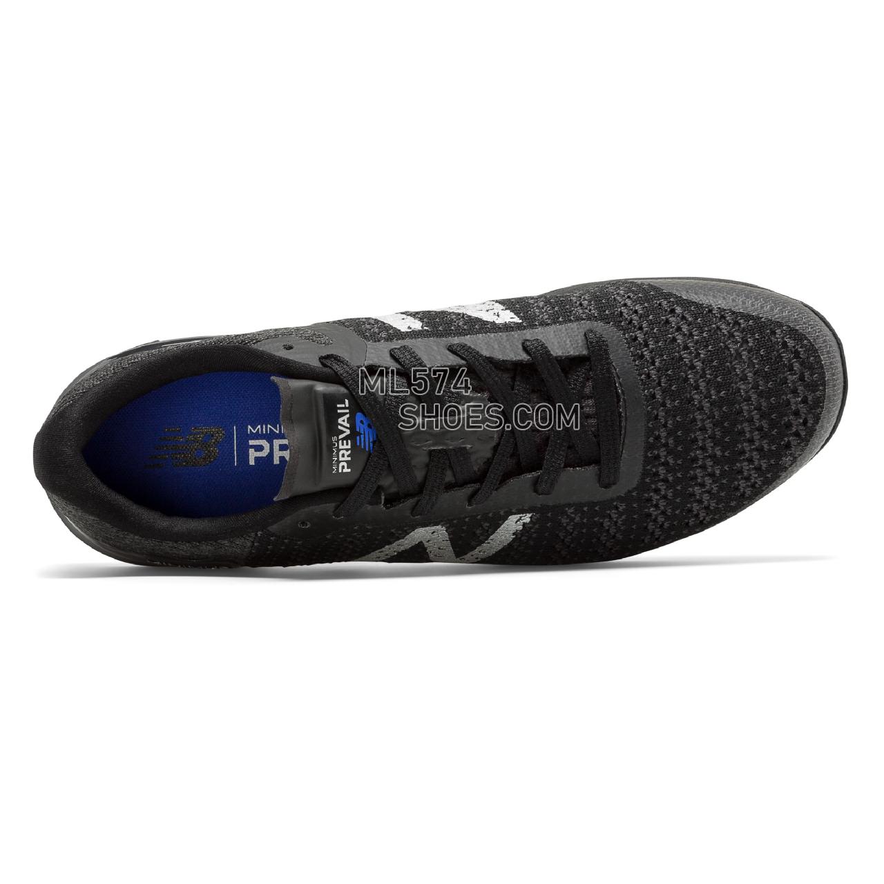 New Balance Minimus Prevail - Men's Cross-Training - Black with Magnet and Metallic Silver - MXMPLB1