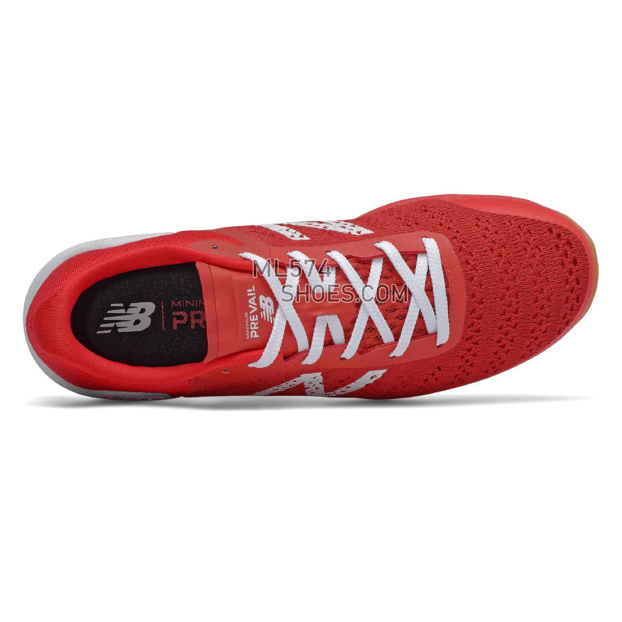 New Balance Minimus Prevail - Men's Cross-Training - Team Red with White and Gum - MXMPRR1