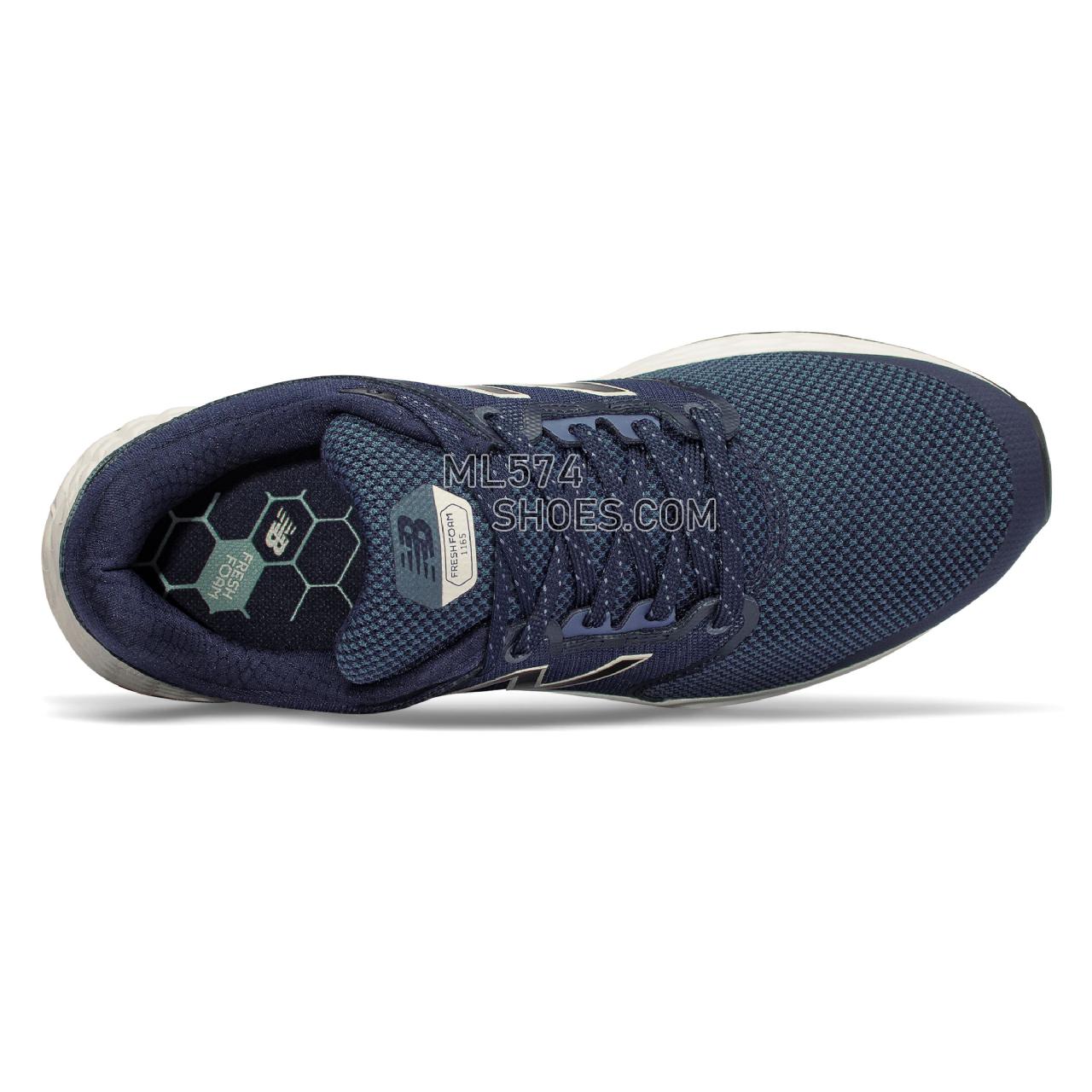 New Balance Fresh Foam 1165 - Men's Walking - Pigment with Vintage Indigo - MW1165PM