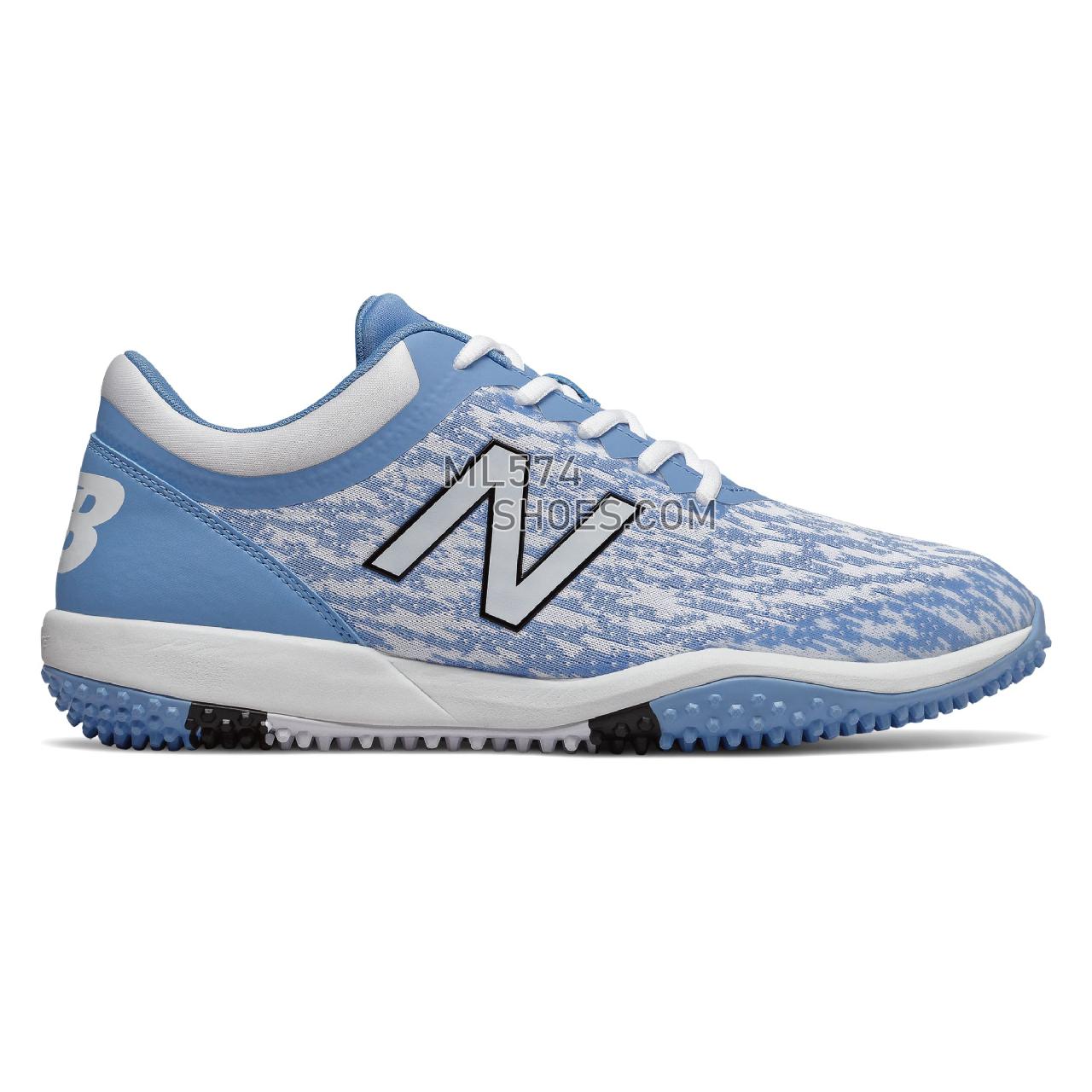 New Balance 4040v5 Turf - Men's Baseball Turf - Baby Blue with White - T4040SD5