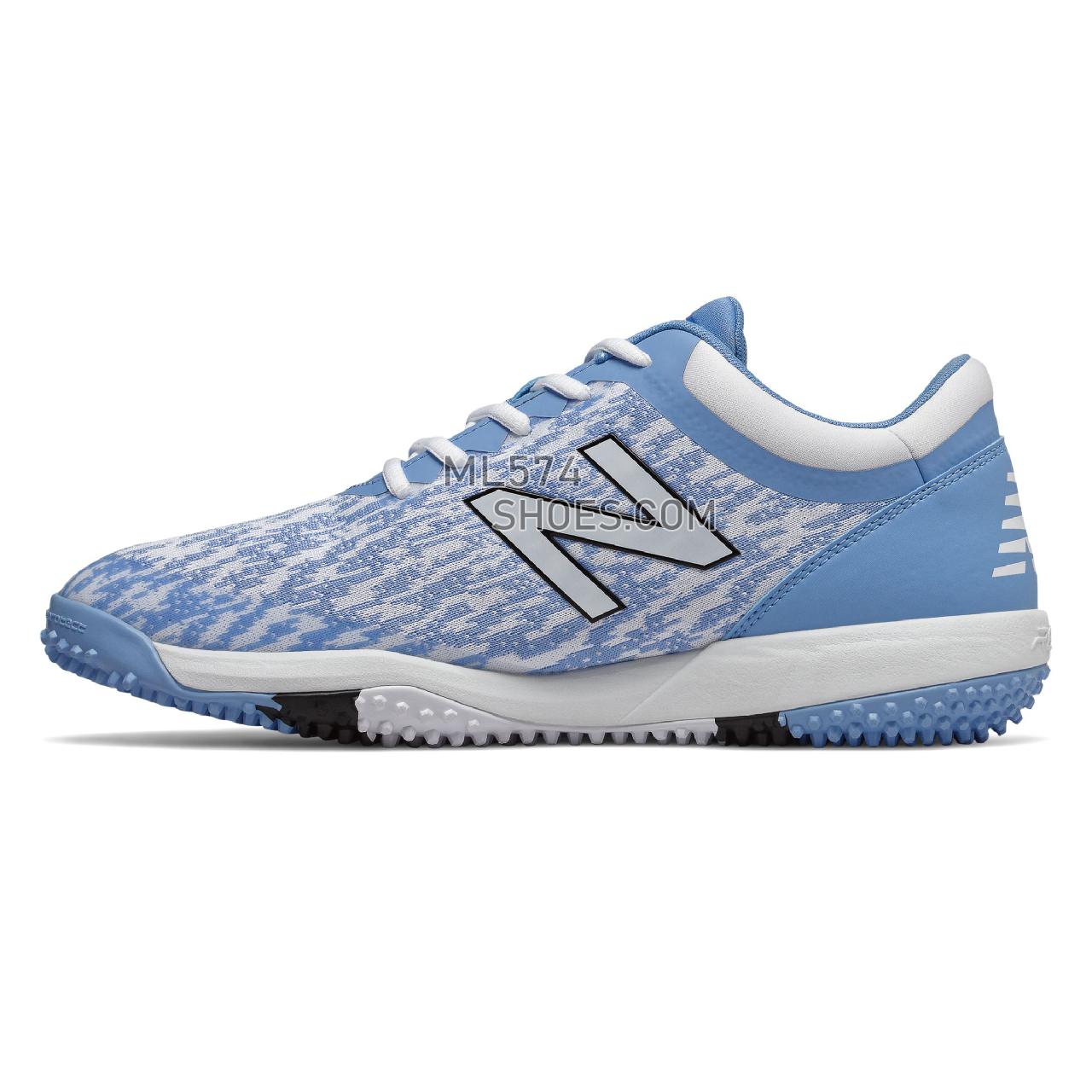 New Balance 4040v5 Turf - Men's Baseball Turf - Baby Blue with White - T4040SD5