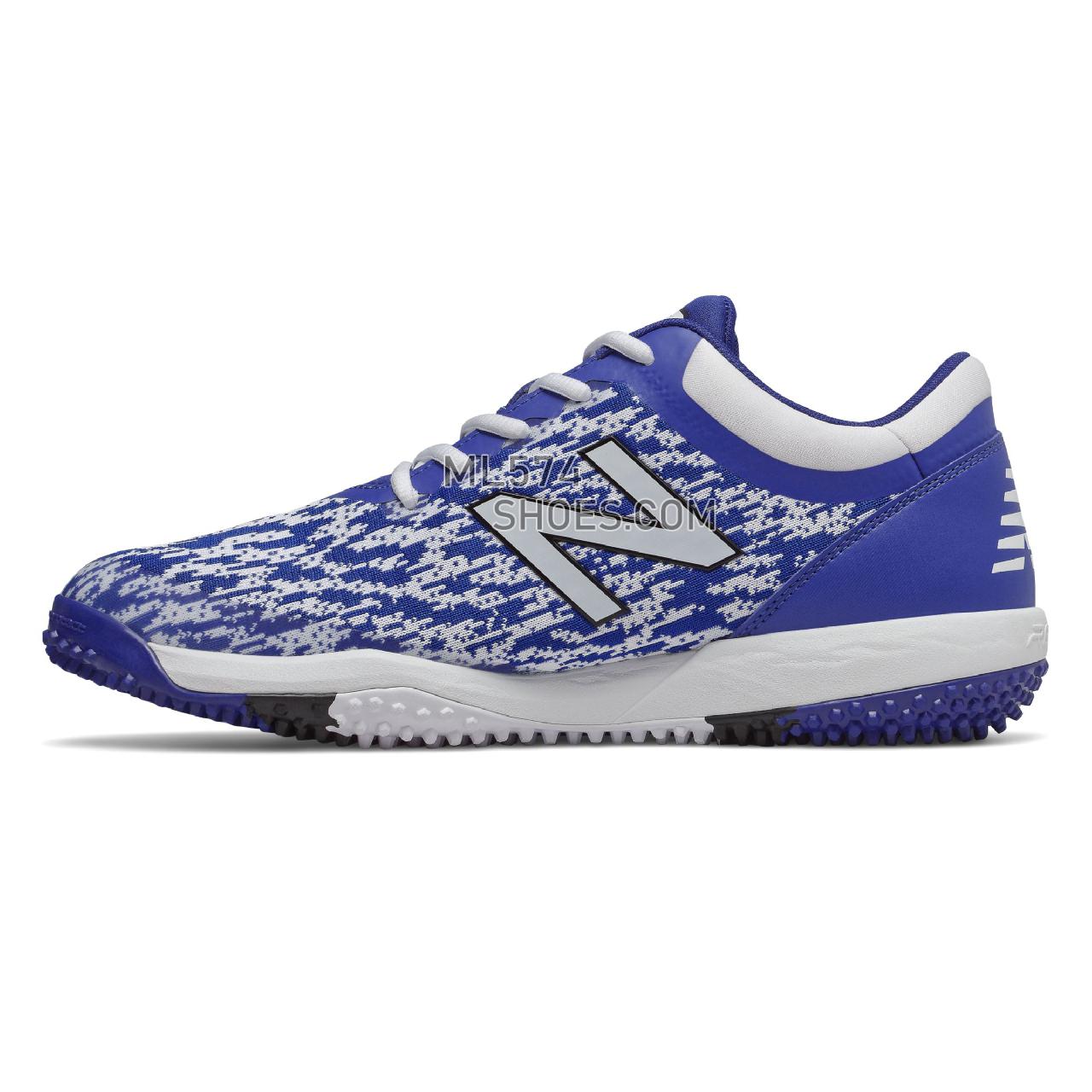 New Balance 4040v5 Turf - Men's Baseball Turf - Team Royal with White - T4040TB5