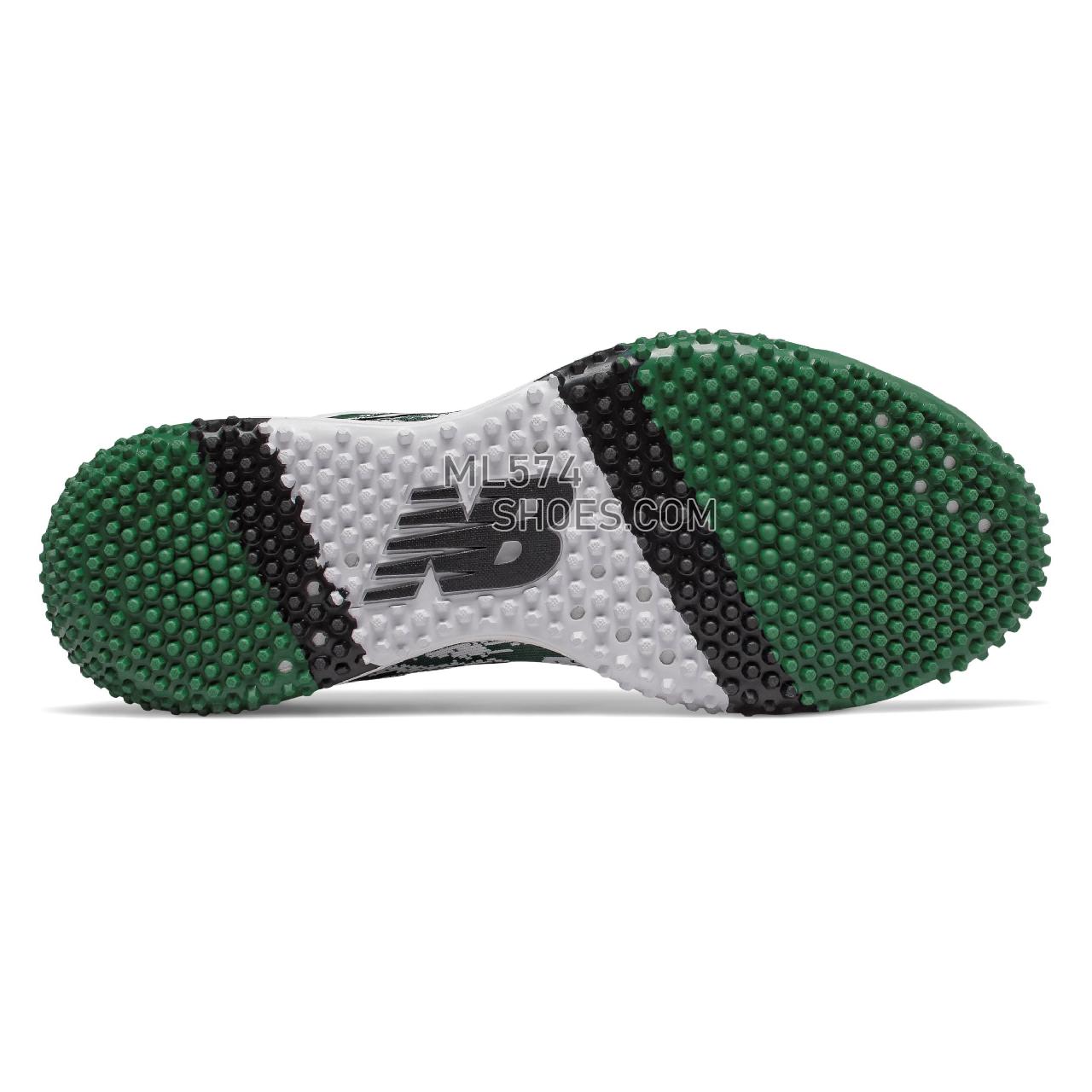 New Balance 4040v5 Turf - Men's Baseball Turf - Green with White - T4040TF5