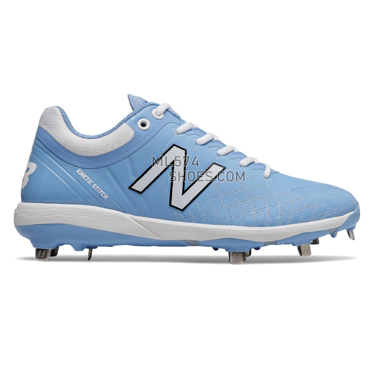 New Balance 4040v5 Metal - Men's Baseball Turf - Baby Blue with White - L4040SD5