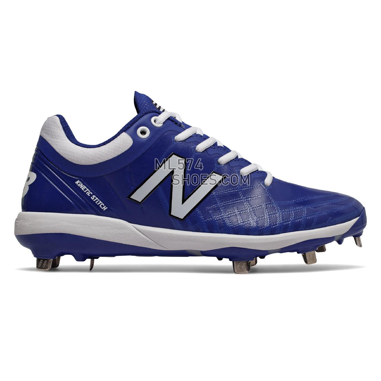 New Balance 4040v5 Metal - Men's Baseball Turf - Royal Blue with White - L4040TB5
