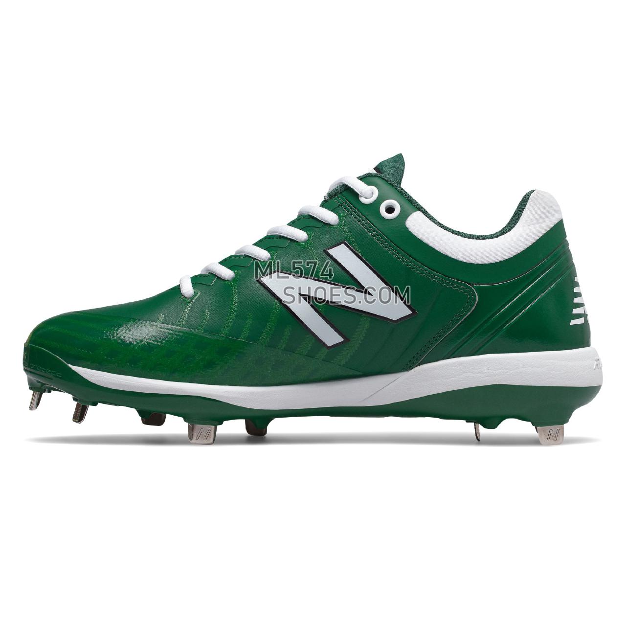 New Balance 4040v5 Metal - Men's Baseball Turf - Green with White - L4040TF5